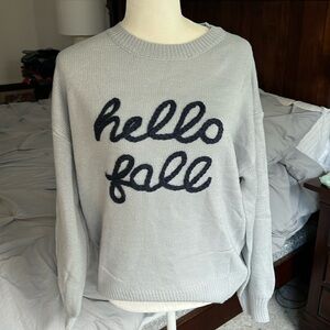 Hello Fall sweater
